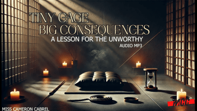 Tiny Cage, Big Consequences || Audio Mp3 || Chastity