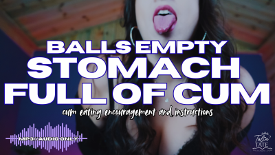 Balls Empty Stomach Full Of Cum Cum Eating Encouragement And Instructions