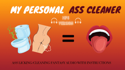 My Personal Ass Cleaner Toilet Fetish Fantasy With Countess Wednesday Toilet Humiliation, Toilet Slavery, Asshole Fetish Mp3 Audio Only
