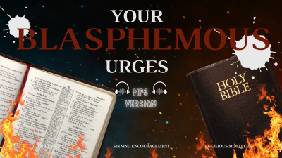 Your Blasphemous Urges- Religious Mockery JOI With Demoness Countess Wednesday- Mind Fuck, Manipulation, Mental Domination Mp3 Audio Only