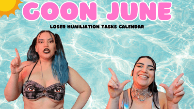 Goon June Gooner Calendar With Interactive Loser Tasks
