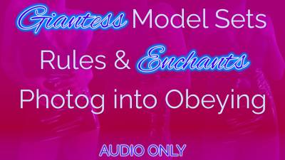 Giantess Model Sets Rules & Enchants Photographer Into Obeying