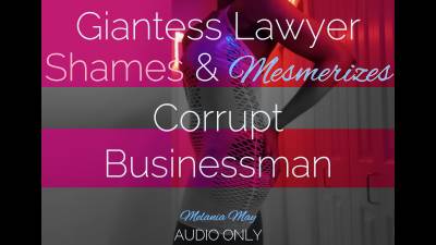 Giantess Lawyer Shames & Mesmerizes Corrupt Businessman