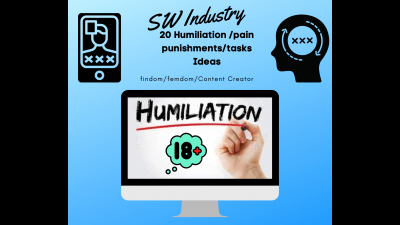 20 Humiliation/Pain Tasks