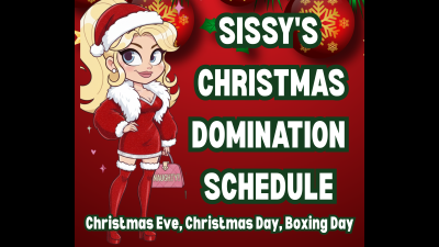 Sissy Christmas Training: 3-Day Femdom Schedule W/ Tasks, Proofs & Rebirth Certificate | Surrender Your Holidays To Her Commands