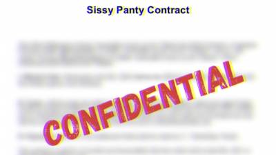 Ultimate Sissy Panty Contract