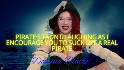 Pirate's Taunt: Laughing As I Encourage You To Suck Off A Real Pirate Audio