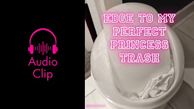 Edge To My Perfect Princess Trash JOI Audio Clip