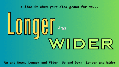 Your Dick Grows Longer And Wider (Mp3)