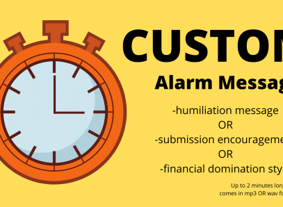 Custom Alarm Message!