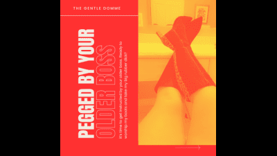 Pegged And Instructed By Your Older Boss-Cougar-Virgin-Boot Worship-Breast Worship-Finger Sucking-The Gentle Domme