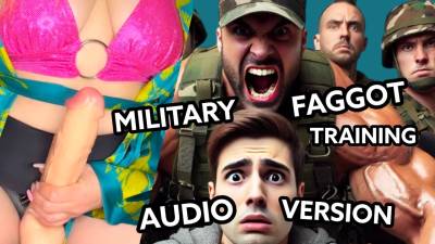 Pegging You For Military Faggot Training With My Strap-On Cock Audio Version