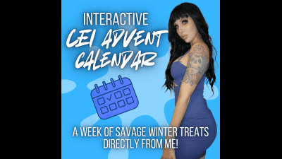 CEI Cum Slut Advent Calendar Interactive Week