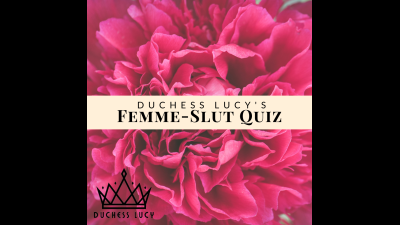 Femme-Slut Pdf Quiz
