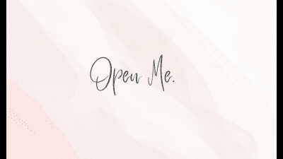 Open Me >> A Picture