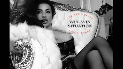 You're A Giver, I'm A Taker. Win-Win Situation