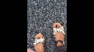 Pink In Sandals