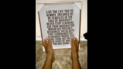 Big Feet On A Canvas
