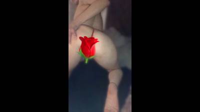 Spreading My Perfect Pussy In My Red G\-String Thong For You