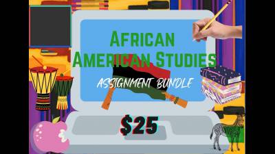 African American Studies Assignment Bundle