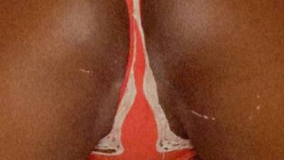 Ass Spread Open In Sexy Red Panties