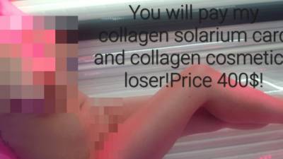 You Will Pay My Collagen Solarium Card And Collagen Cosmetics Loser!