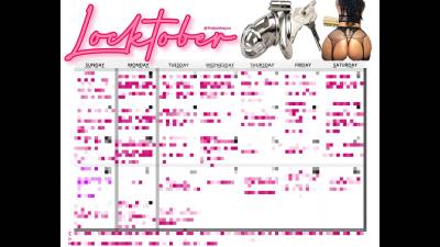 Locktober Calendar