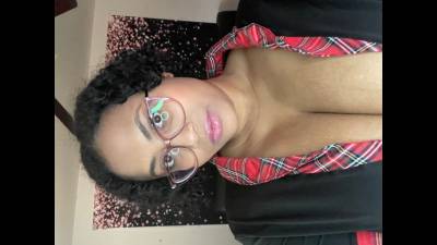 BBW Ebony School Girl Bent Over