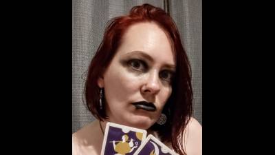 Goth Tarot Card Photo Shoot