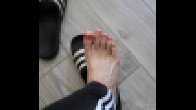 Dirty Adidas And Foot