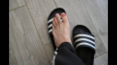 Dirty Adidas And Foot
