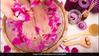 Pedicure And Manicure Pampering