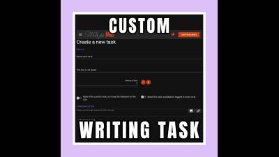 Custom Writing Task