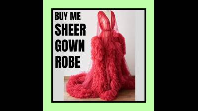 Buy Me Sheer Gown Robe