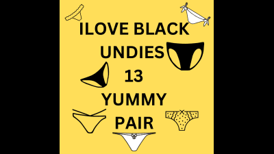 13 Pair Of All Black Yummy Undies