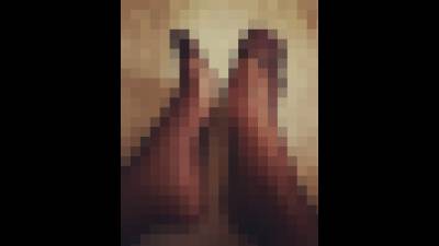 Perfect Feet In Thin Black Nylons