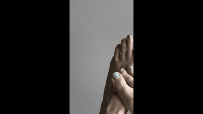 Freshly Painted Toenails