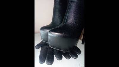 My Black Leather Boots