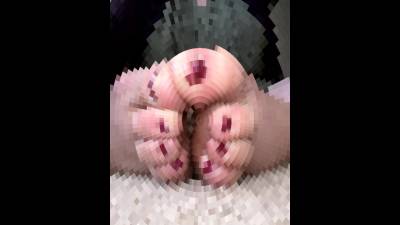 White Feet, High Arches And Toes With A Lil Ol Hole