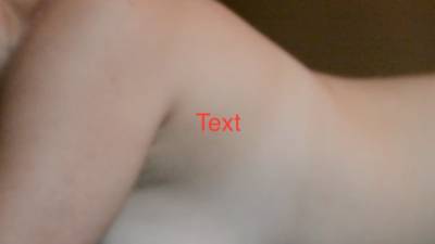 Lip Bite Bent Over Natural Tits