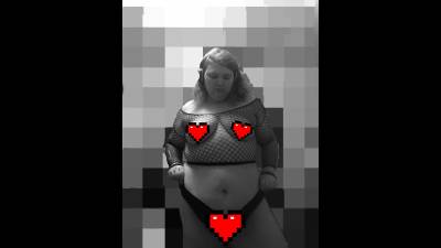 Showing Off New Fishnet Top