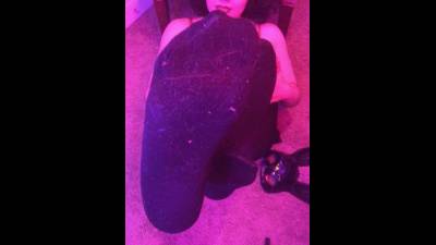 Dirty Black Sole Stocking And Mini Skirt Masked Goddess B.B. 2/9
