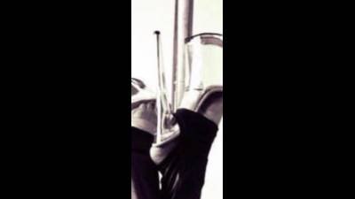 Stripper Heels Around Stripper Pole