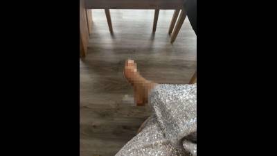 Pretty Feet (White Nail Polish) In Sandals