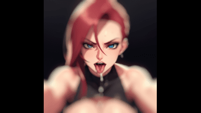 Animated Young Lady Loves Cum In Mouth