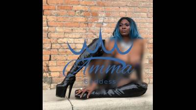 Amma Goddess In Black