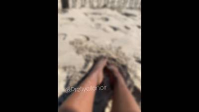 Sandy Beach Feet And Legs