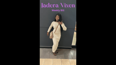 Jadera Vixen's Weekly Bill