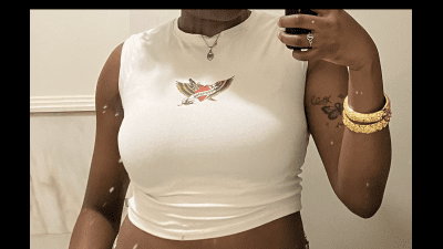 Spoiled Goddess With A Belly Piercing