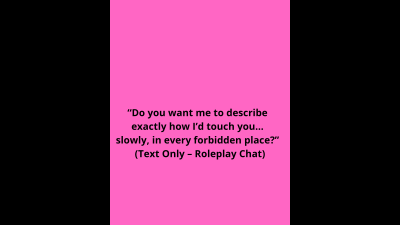 Live Roleplay Chat - Text Only